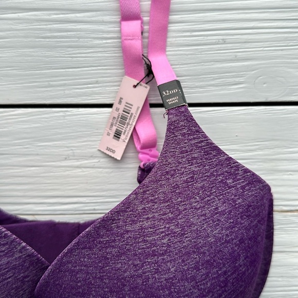 NWT VS Perfect Shape Bra Purple size 32DD - Picture 2 of 7